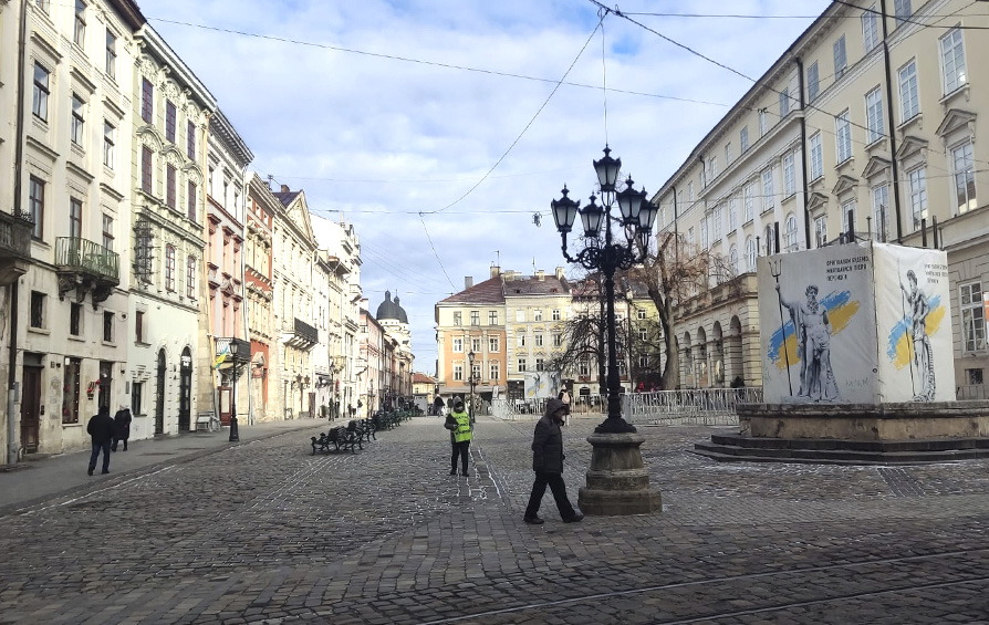 Die jüdische Altstadt in Lwiw